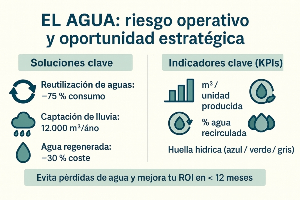EL AGUA: RIESGO OPERATIVO Y OPORTUNIDAD ESTRATEGICA