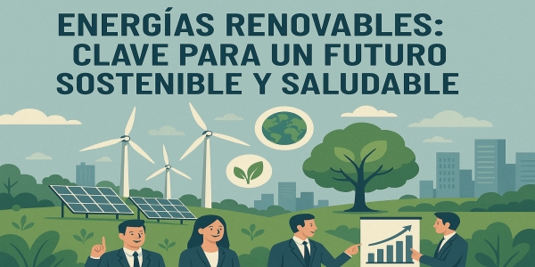 ENERGIAS RENOVABLES: CLAVE PARA UN FUTURO SOSTENIBLE Y SALUDABLE.