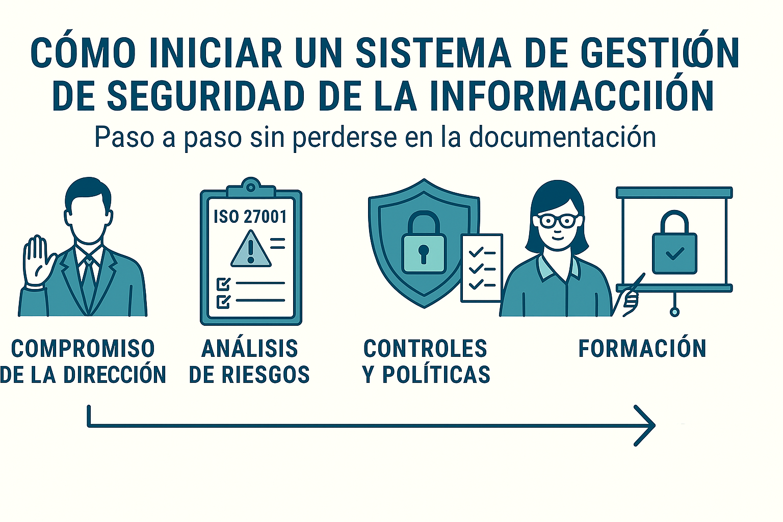 COMO INICIAR UN SGSI PASO A PASO SIN PERDERSE EN LA DOCUMENTACION.